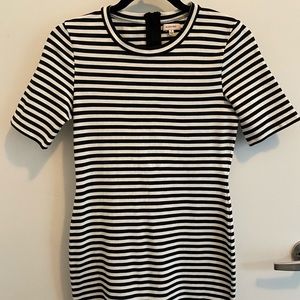 Midi striped Aritzia Sunday Best bodycon dress